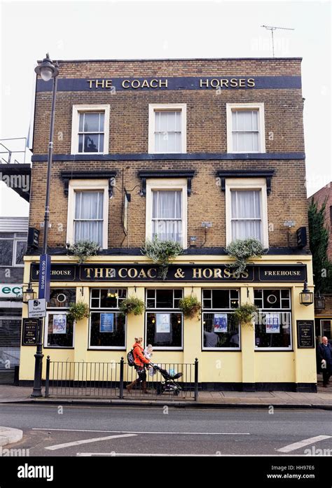 Views around Tottenham North London - The Coach & Horses pub in the ...