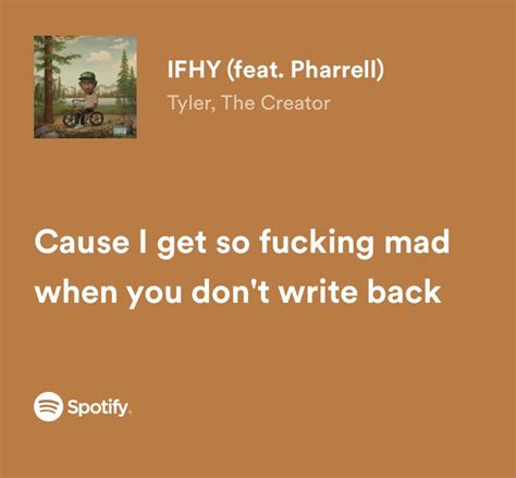 ifhy, tyler the creator | Rap lyrics quotes, Music quotes lyrics songs, Meaningful lyrics