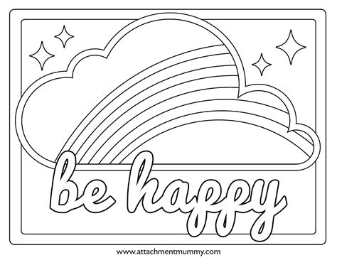 FREE Rainbow Colouring Poster Printable