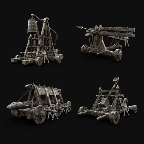 ArtStation - Siege Engine 3D Model Collection