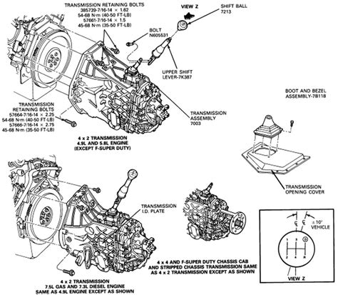 Ford Manual Transmission Parts Diagrams