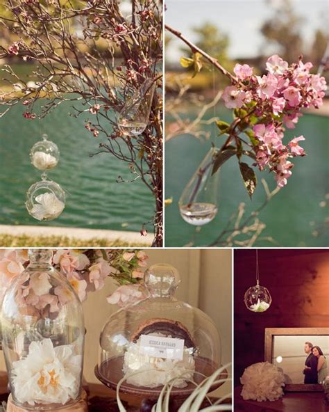 floating wedding flowers romantic outdoor wedding