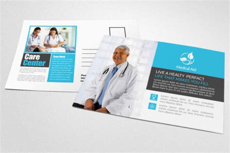 Medical Doctor Postcard Template Graphic by Leza Sam · Creative Fabrica