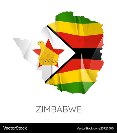 Map zimbabwe Royalty Free Vector Image - VectorStock