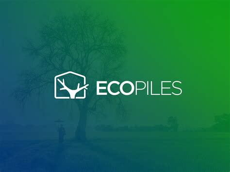 Minimal Logo Design "EcoPiles" by Anne Kate on Dribbble