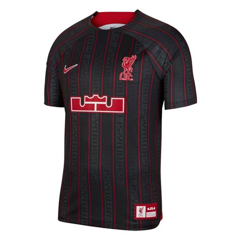 Nike Kids Liverpool X Lebron James 2023/24 Jersey Anthracite/Gym Red ...