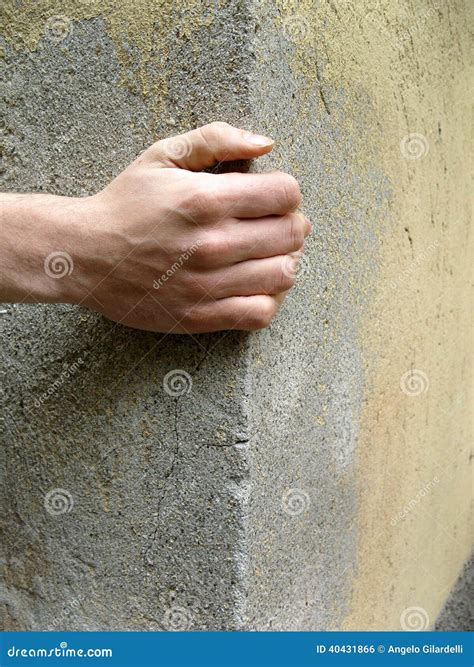 Hand on wall stock photo. Image of body, concept, wall - 40431866