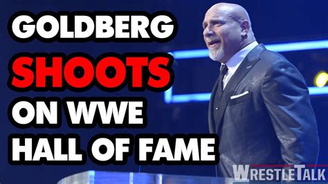 Goldberg SHOOTS on WWE Hall of Fame Ceremony - WrestleTalk