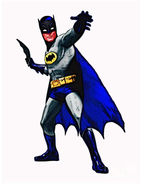 Batman with Batarang Digital Art by David Caldevilla