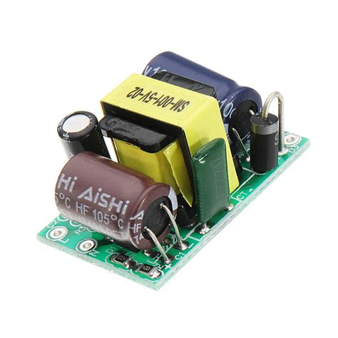 5pcs ac-dc 5v1a isolated switching power supply module for mcu relay ...