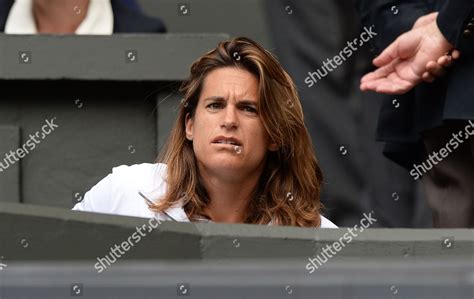 Andy Murrays Coach Amelie Mauresmo Takes Editorial Stock Photo - Stock ...