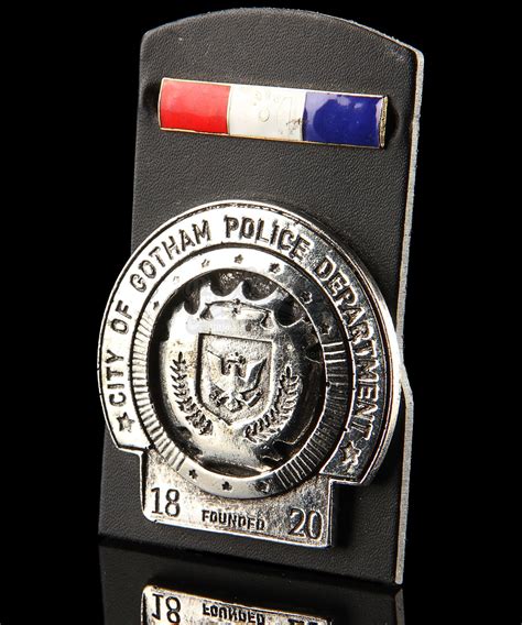 539 - Live Auction 2016 - Gotham City Police Department Badge | Prop Store - Ultimate Movie ...