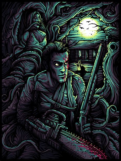 INSIDE THE ROCK POSTER FRAME BLOG: Dan Mumford's Evil Dead Prints on sale