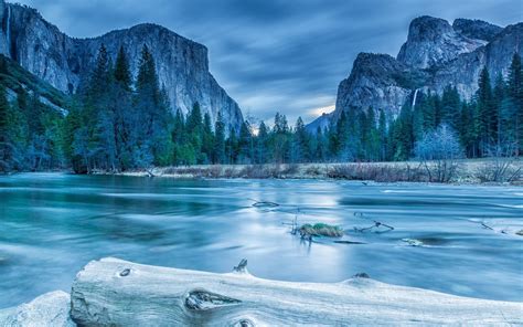 Yosemite National Park Winter Scenery Wallpapers - Wallpaper Cave