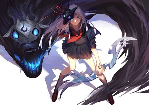 1024x576 Kindred League Of Legends 5k 1024x576 Resolution HD 4k ...