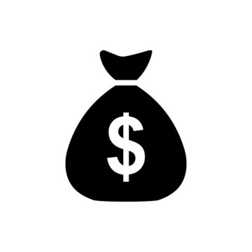 Money Bag Silhouette PNG And Vector Images Free Download - Pngtree