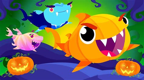 Baby Shark's Halloween | Halloween Songs | by Little Angel | Halloween ...