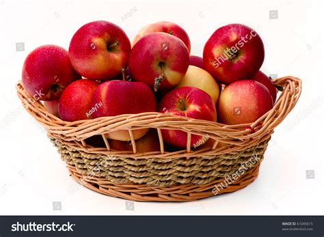 Red Apples In The Basket Stock Photo 61045615 : Shutterstock