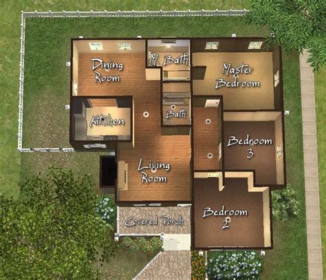 TS2 | Mod The Sims - The "Earth Muffin" Cabin | Sims freeplay houses, Sims 4 house plans, Sims 4 ...