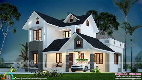 4 bedroom 1831 sq ft modern home design - Kerala Home Design and Floor Plans - 9K+ Dream Houses