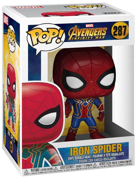 Funko POP! Marvel Avengers: Infinity War #287 Iron Spider (2018 Movie ...