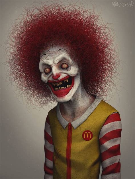 Ronald McDonald by 90swil on DeviantArt | Scary art, Horror art, Creepy art