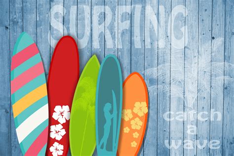 Surfing, Surfboard Retro Background Free Stock Photo - Public Domain Pictures