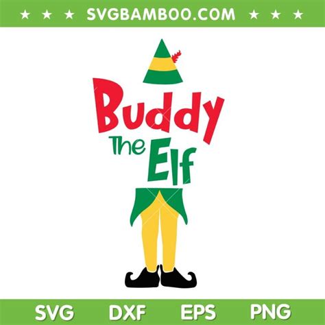 Buddy The Elf Santa SVG, Christmas The Elf Buddy SVG