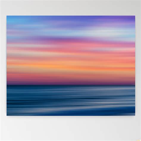 Abstract Fine Art Print Colorful Beach Sunset, Wall Art, wall decor ...