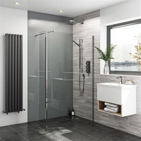 Zenolite plus ash acrylic shower wall panel 2440 x 1220 | Bathroom shower panels, Shower wall ...