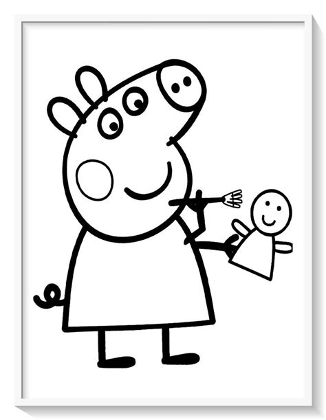 Los más lindos dibujos de PEPPA PIG para colorear y pintar a todo color. Imágenes prontas para ...