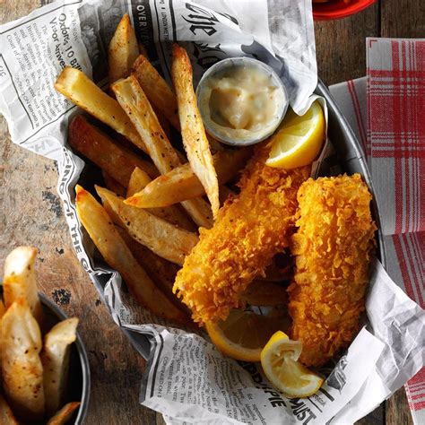 Air Fryer Fish and Chips Recipe | Taste of Home