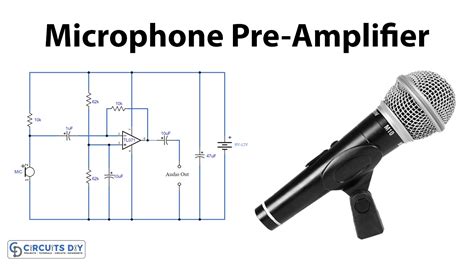 Condenser Mic Preamplifier Circuit Using BC547 Transistor, 46% OFF