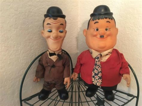 1973 LARRY HARMON LABELED LAUREL & HARDY VINYL DOLLS BY BERMAN & ANDERSON-H KONG | #2868921409