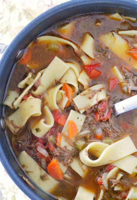 Beef Noodle Soup – made with leftover pot roast | Recipe | Beef soup ...