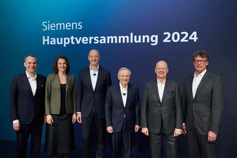 Siemens Annual Shareholders' Meeting 2024 | Press | Company | Siemens