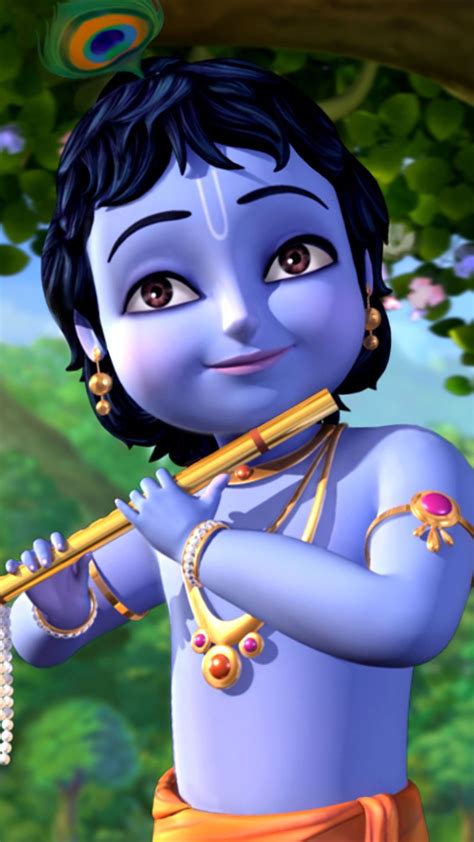 Little Krishna Mobile Wallpapers - Wallpaper Cave