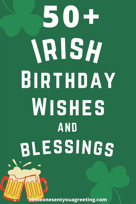 Irish Blessing Happy Birthday