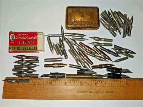 VINTAGE FOUNTAIN PEN NIBS LOT | Fountain pen nibs, Pen nib, Fountain pen