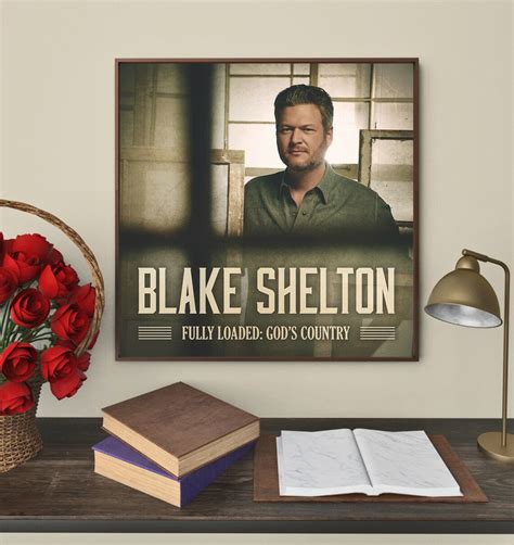 Fully Loaded Gods Country Blake Shelton Album Cover Poster | Etsy