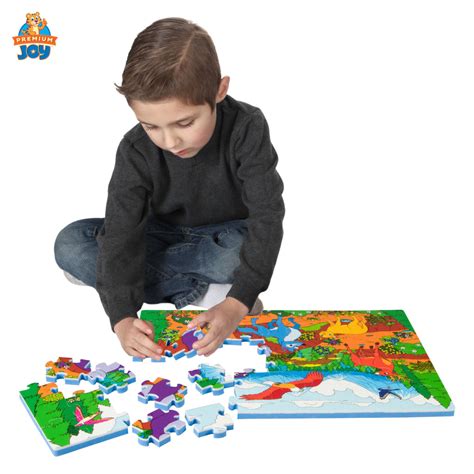 Enormous Mountains Foam Floor Puzzle - 54 Pieces – Premium Joy