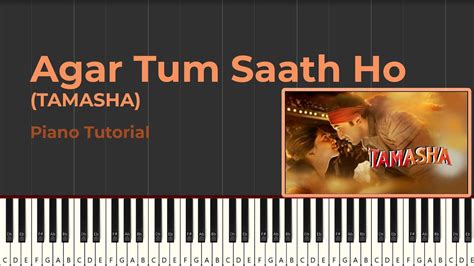 Agar Tum Saath Ho Piano Cover | Learn to play Agar tum saath ho from Tamasha - Bee Piano ...