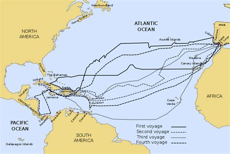 Who is Christopher Columbus? History of Columbus' Four Voyages/Routes