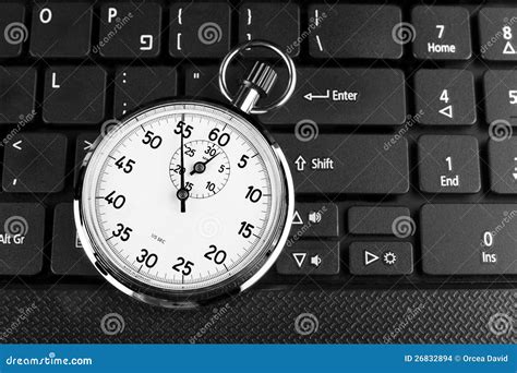 Timer on Black stock photo. Image of keyboard, communications - 26832894