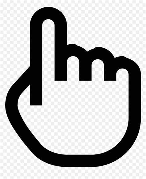 Finger Point Icon Png, Transparent Png - vhv