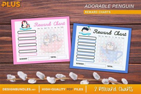 Lovely Penguin Educational Reward Charts