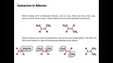 Alkene Isomers - YouTube