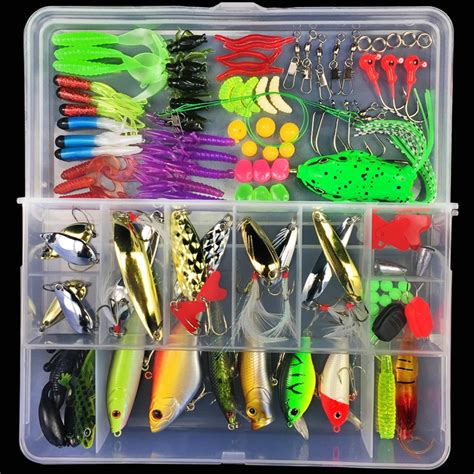 Aliexpress.com : Buy Fishing Lure set Tackle Mixed Hard Bait Soft Bait ...