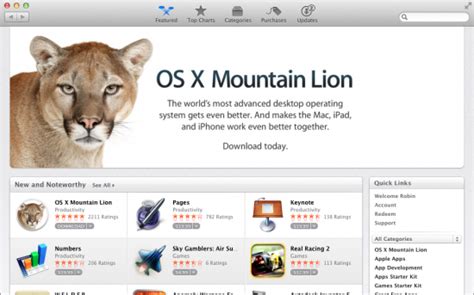 OS X Mountain Lion Available Now - Apple Gazette