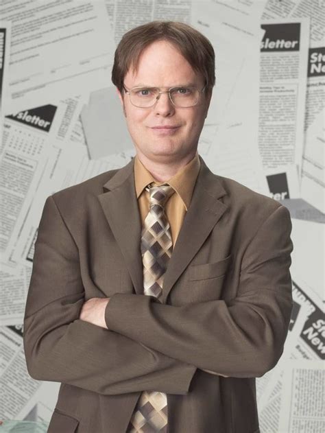 Rainn Wilson as "Dwight" in 'the Office' | The office characters, The office dwight, Rainn wilson